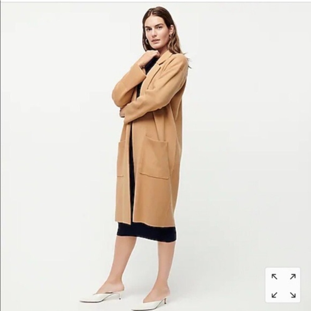 J.CREW Ella Open Front Long Sleeve Sweater Blazer NWT - Picture 4 of 10